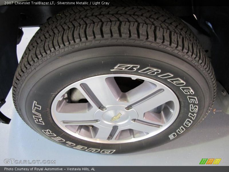 Silverstone Metallic / Light Gray 2007 Chevrolet TrailBlazer LT