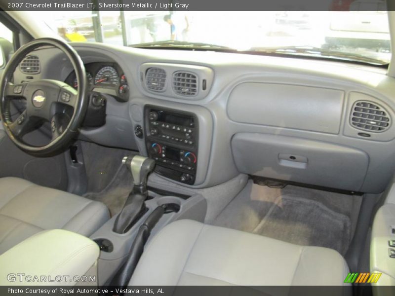 Silverstone Metallic / Light Gray 2007 Chevrolet TrailBlazer LT