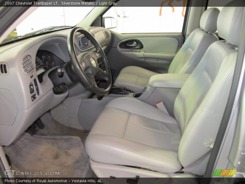Silverstone Metallic / Light Gray 2007 Chevrolet TrailBlazer LT