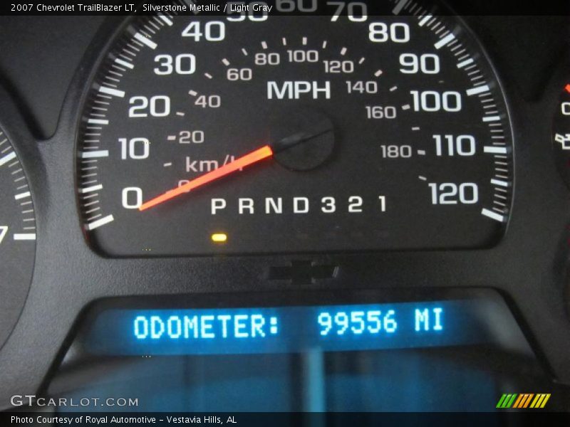 Silverstone Metallic / Light Gray 2007 Chevrolet TrailBlazer LT