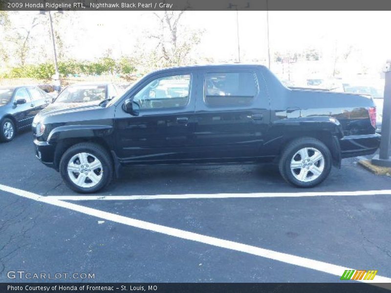 Nighthawk Black Pearl / Gray 2009 Honda Ridgeline RTL