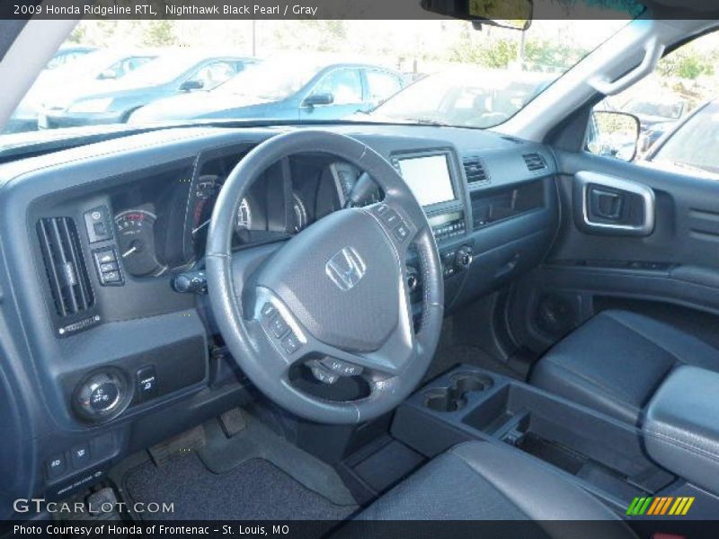 Nighthawk Black Pearl / Gray 2009 Honda Ridgeline RTL