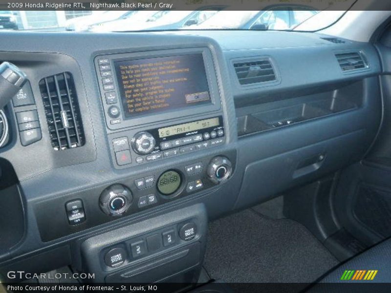 Nighthawk Black Pearl / Gray 2009 Honda Ridgeline RTL