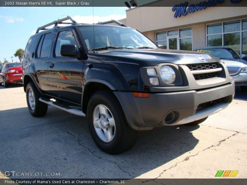 Super Black / Gray 2003 Nissan Xterra XE V6