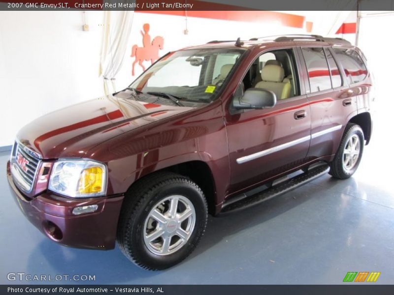 Cranberry Red Metallic / Light Tan/Ebony 2007 GMC Envoy SLT