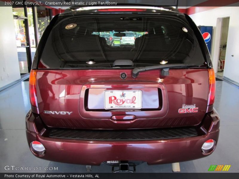 Cranberry Red Metallic / Light Tan/Ebony 2007 GMC Envoy SLT
