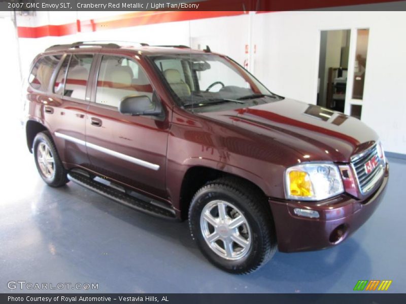 Cranberry Red Metallic / Light Tan/Ebony 2007 GMC Envoy SLT