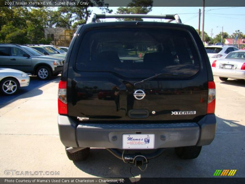 Super Black / Gray 2003 Nissan Xterra XE V6