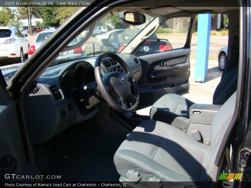 Super Black / Gray 2003 Nissan Xterra XE V6