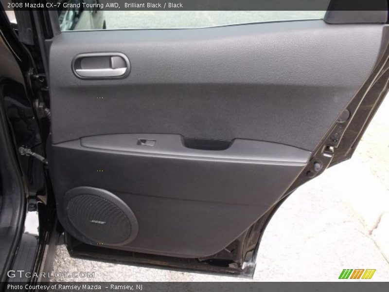 Brilliant Black / Black 2008 Mazda CX-7 Grand Touring AWD