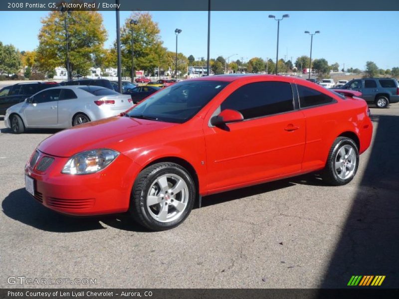 Victory Red / Ebony 2008 Pontiac G5