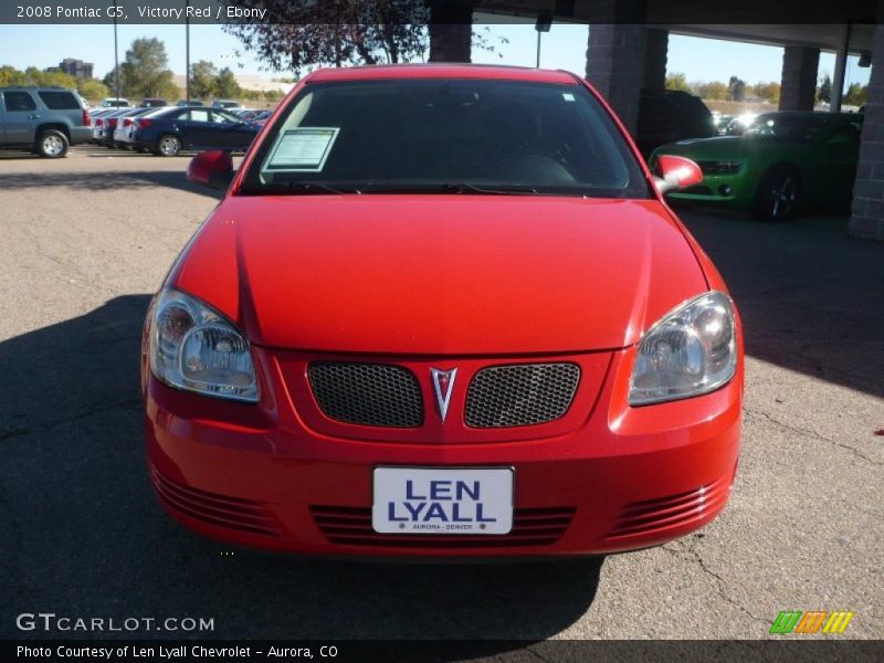 Victory Red / Ebony 2008 Pontiac G5