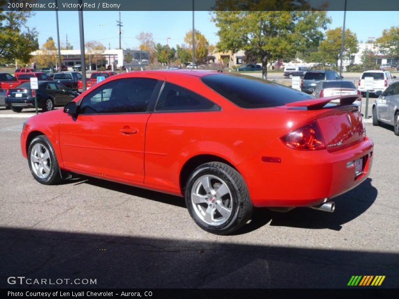 Victory Red / Ebony 2008 Pontiac G5