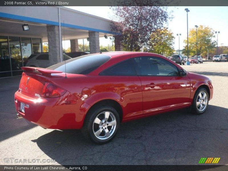 Victory Red / Ebony 2008 Pontiac G5