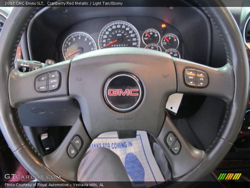 Cranberry Red Metallic / Light Tan/Ebony 2007 GMC Envoy SLT