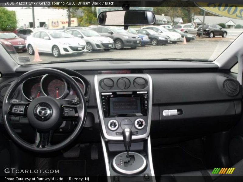Brilliant Black / Black 2008 Mazda CX-7 Grand Touring AWD