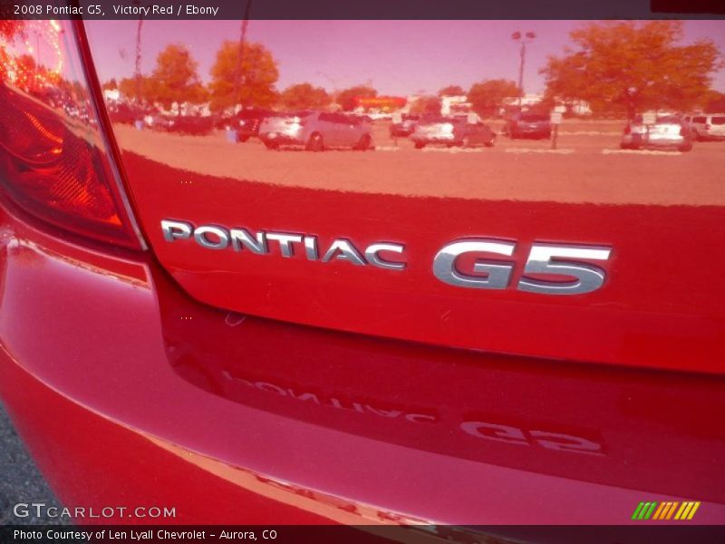 Victory Red / Ebony 2008 Pontiac G5