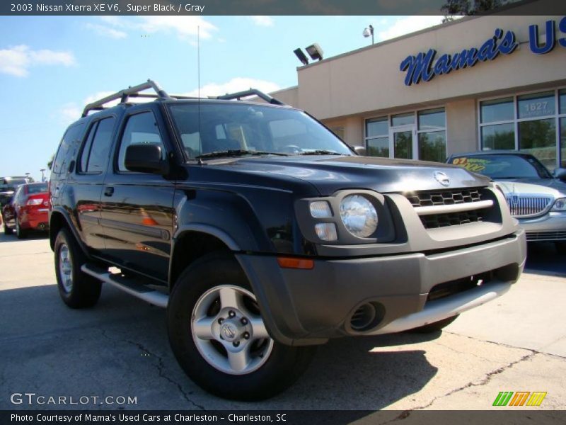 Super Black / Gray 2003 Nissan Xterra XE V6