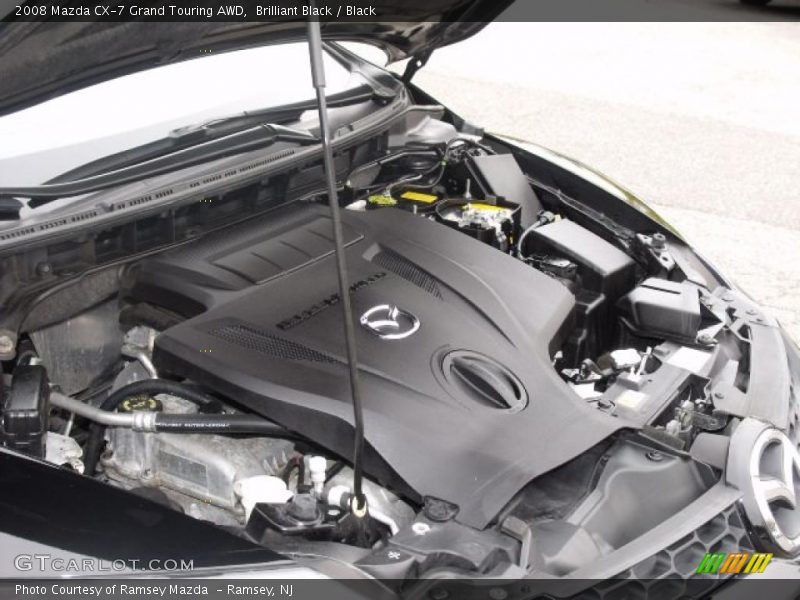 Brilliant Black / Black 2008 Mazda CX-7 Grand Touring AWD
