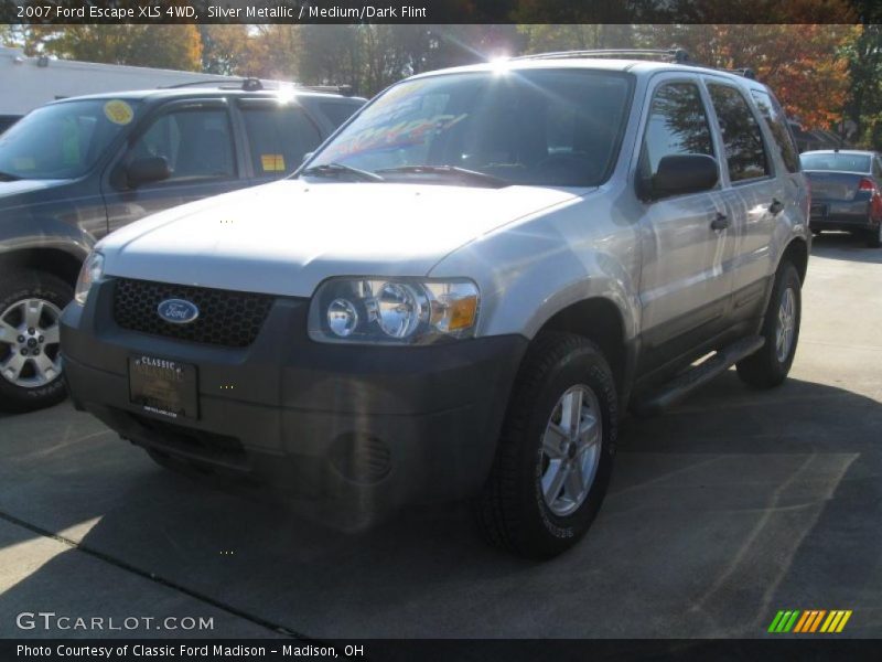 Silver Metallic / Medium/Dark Flint 2007 Ford Escape XLS 4WD