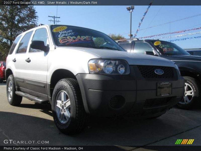 Silver Metallic / Medium/Dark Flint 2007 Ford Escape XLS 4WD
