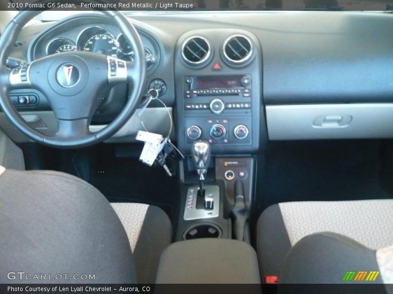 Performance Red Metallic / Light Taupe 2010 Pontiac G6 Sedan