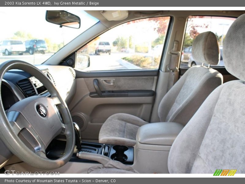  2003 Sorento LX 4WD Beige Interior