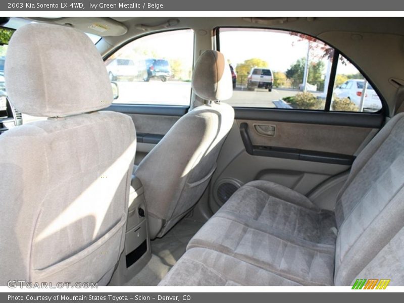  2003 Sorento LX 4WD Beige Interior