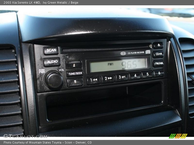 Controls of 2003 Sorento LX 4WD