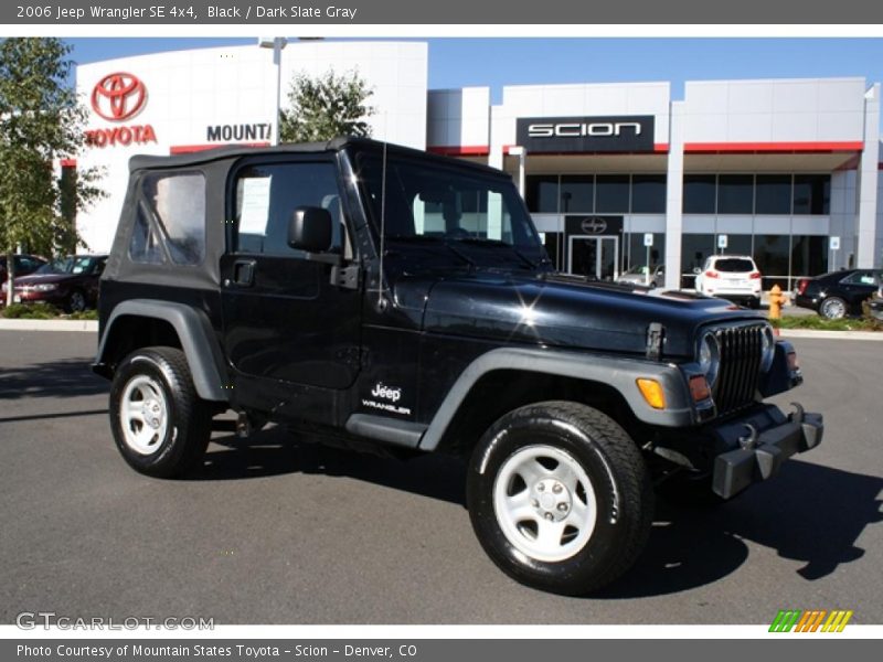 Black / Dark Slate Gray 2006 Jeep Wrangler SE 4x4