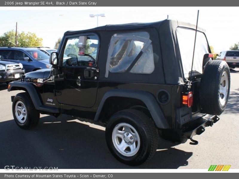 Black / Dark Slate Gray 2006 Jeep Wrangler SE 4x4
