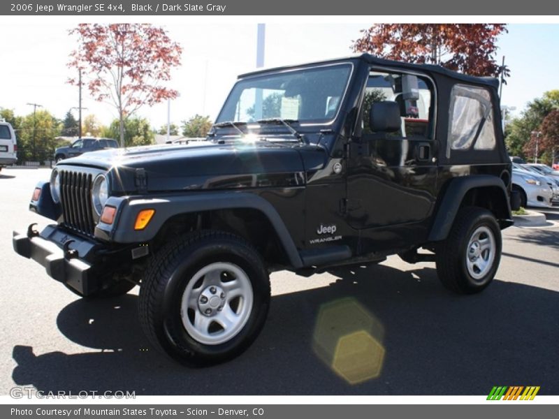 Black / Dark Slate Gray 2006 Jeep Wrangler SE 4x4