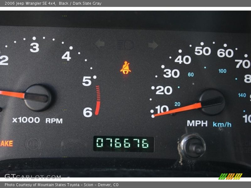 Black / Dark Slate Gray 2006 Jeep Wrangler SE 4x4