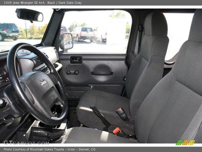  2006 Wrangler SE 4x4 Dark Slate Gray Interior