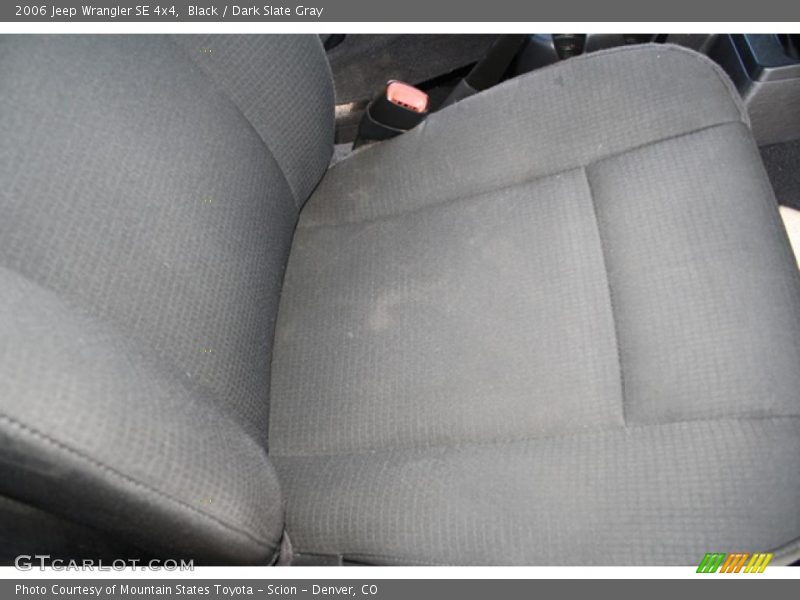 Black / Dark Slate Gray 2006 Jeep Wrangler SE 4x4