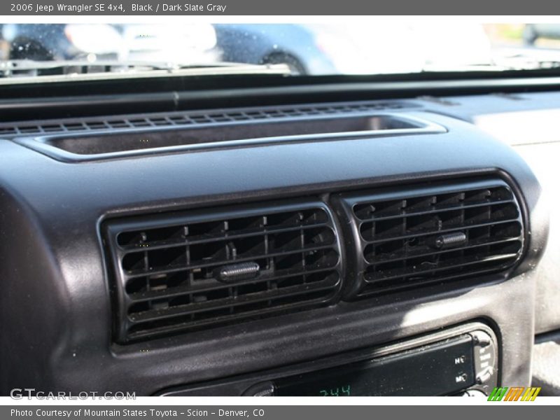 Black / Dark Slate Gray 2006 Jeep Wrangler SE 4x4