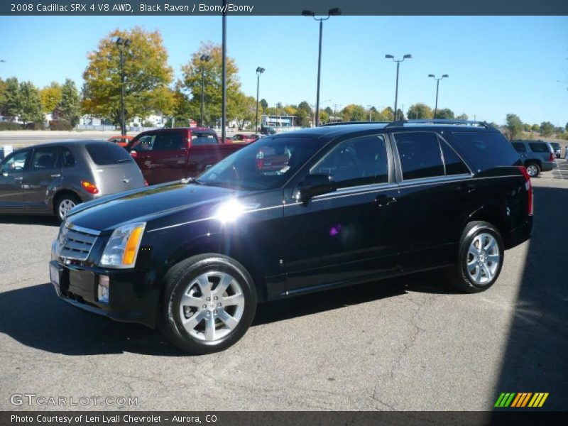 Black Raven / Ebony/Ebony 2008 Cadillac SRX 4 V8 AWD