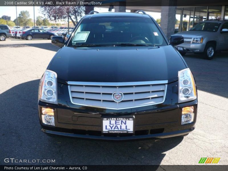 Black Raven / Ebony/Ebony 2008 Cadillac SRX 4 V8 AWD