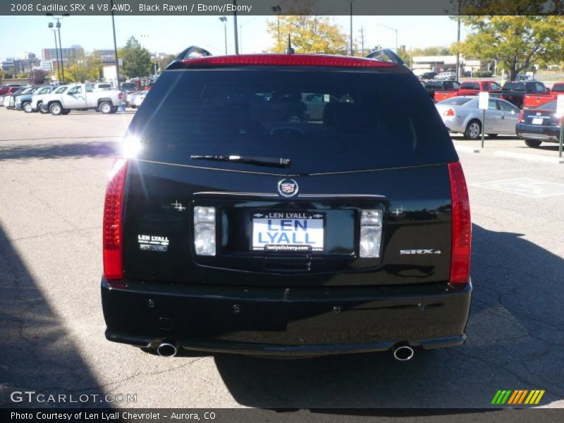 Black Raven / Ebony/Ebony 2008 Cadillac SRX 4 V8 AWD