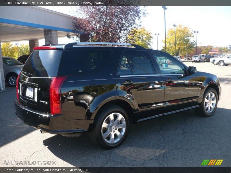 Black Raven / Ebony/Ebony 2008 Cadillac SRX 4 V8 AWD