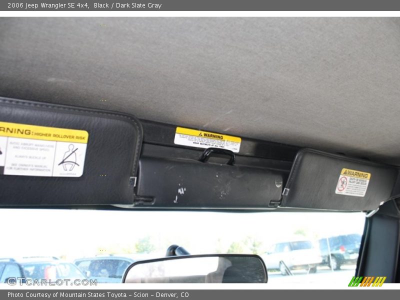 Black / Dark Slate Gray 2006 Jeep Wrangler SE 4x4