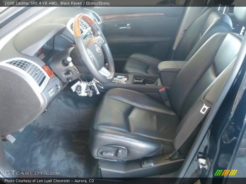 Ebony/Ebony Interior - 2008 SRX 4 V8 AWD 
