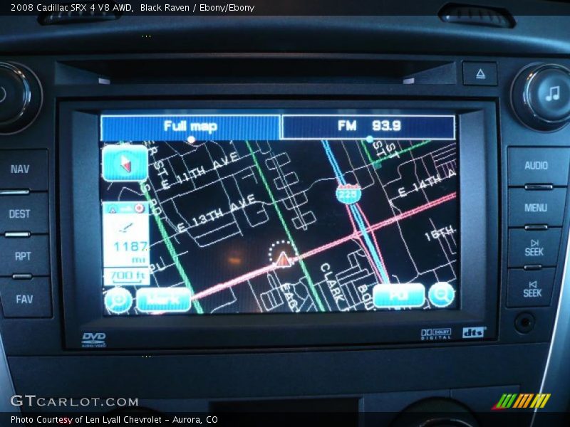 Navigation of 2008 SRX 4 V8 AWD