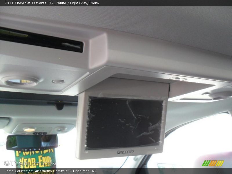 White / Light Gray/Ebony 2011 Chevrolet Traverse LTZ