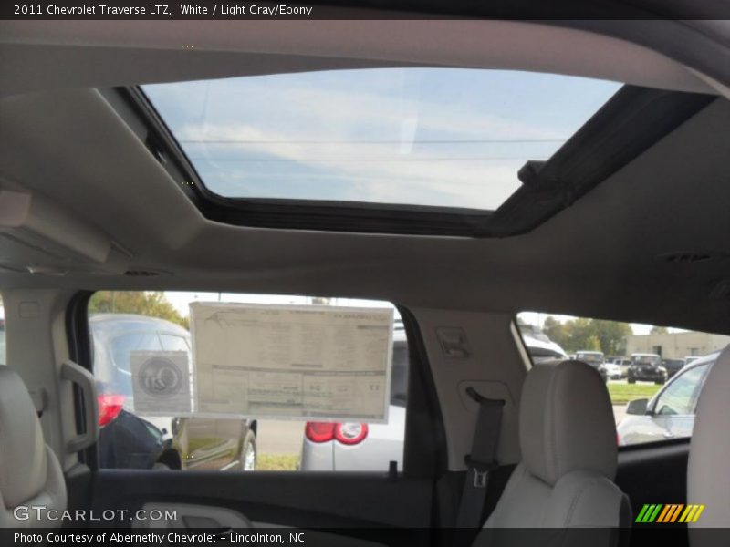 Sunroof of 2011 Traverse LTZ