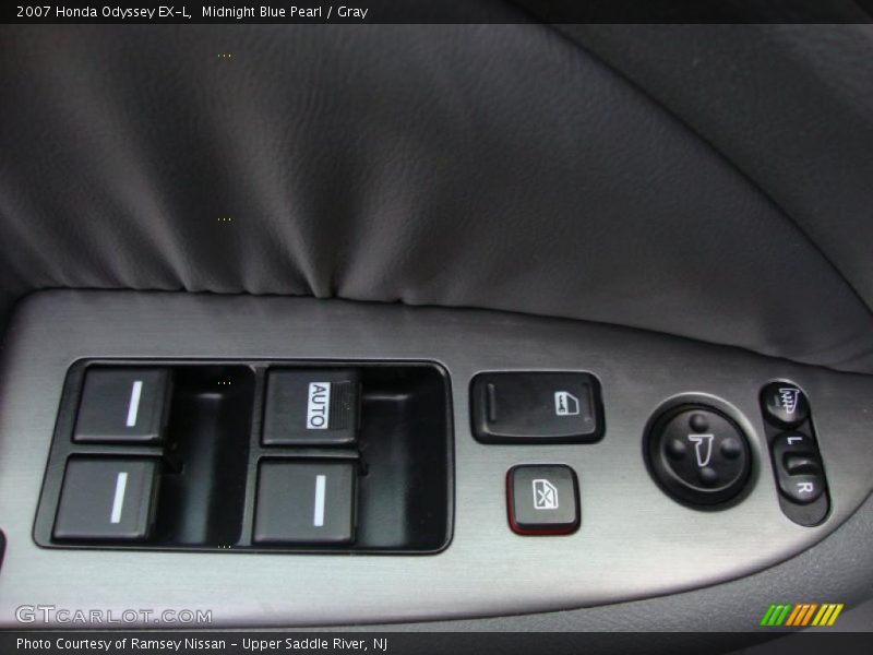 Midnight Blue Pearl / Gray 2007 Honda Odyssey EX-L