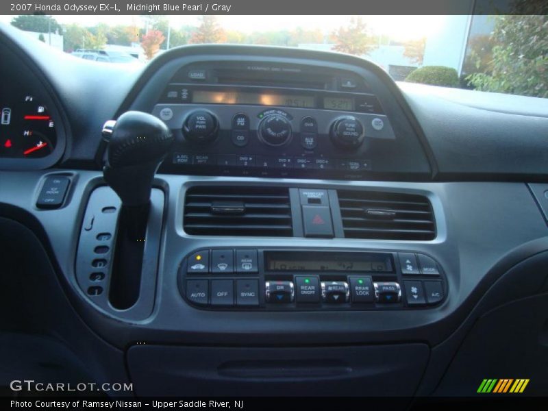 Midnight Blue Pearl / Gray 2007 Honda Odyssey EX-L