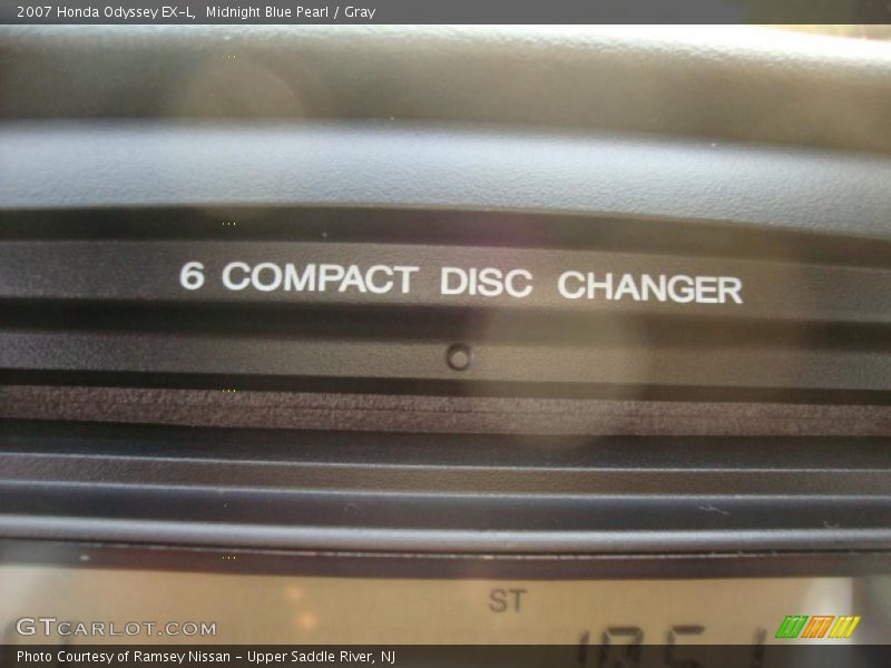 Midnight Blue Pearl / Gray 2007 Honda Odyssey EX-L