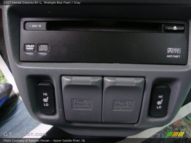 Midnight Blue Pearl / Gray 2007 Honda Odyssey EX-L