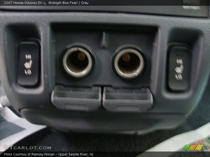 Midnight Blue Pearl / Gray 2007 Honda Odyssey EX-L